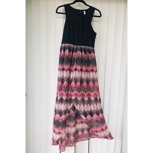 Hi-Lo Maxi Dress